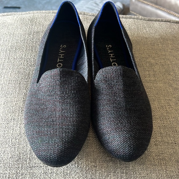 Rothy's EUC size 9.5 Heathered Navy Loafers - Picture 1 of 4